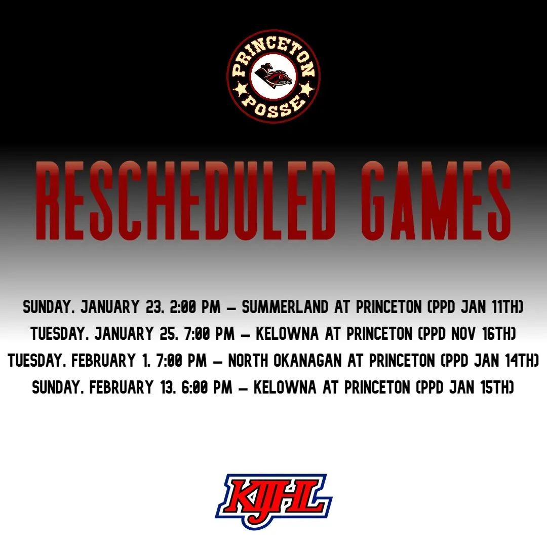We are looking forward to being back in front of our home crowd!
4 home games have been rescheduled between now and the end of our regular season!
#saddleup