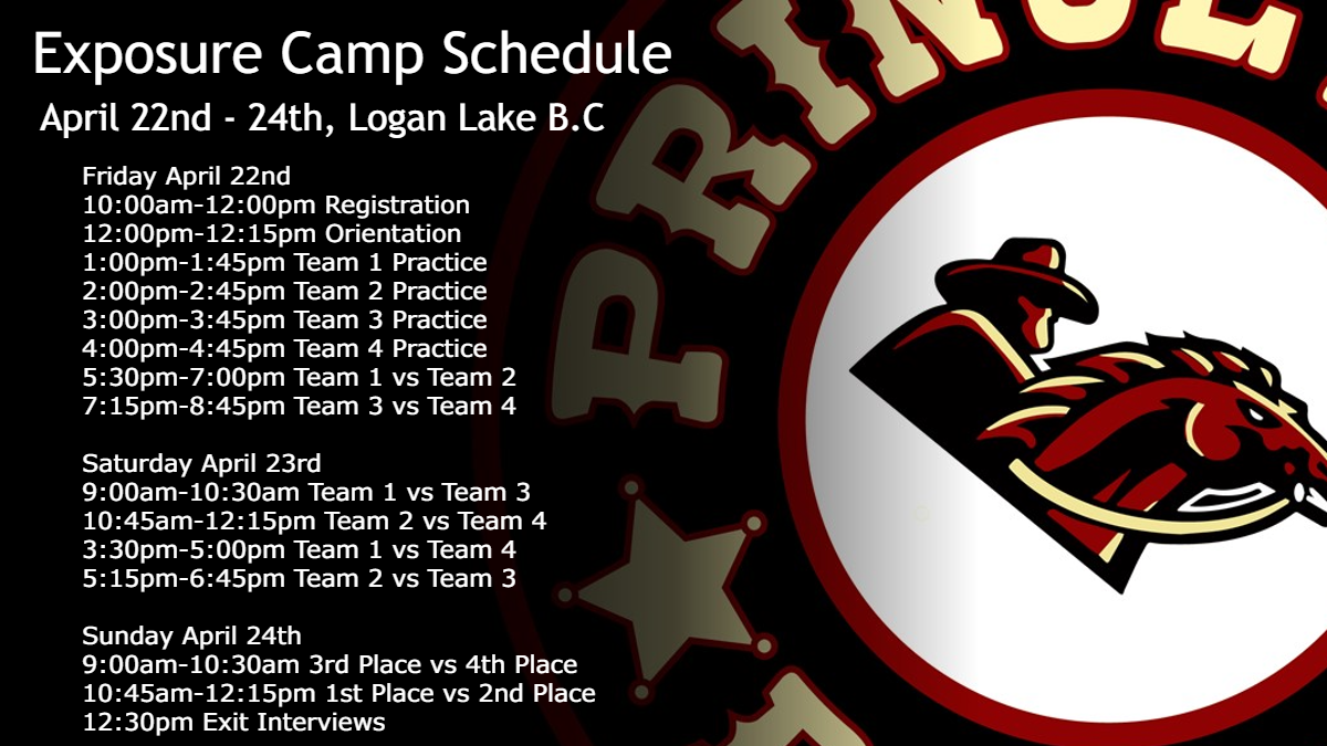 Exposure Camp Schedule and Details