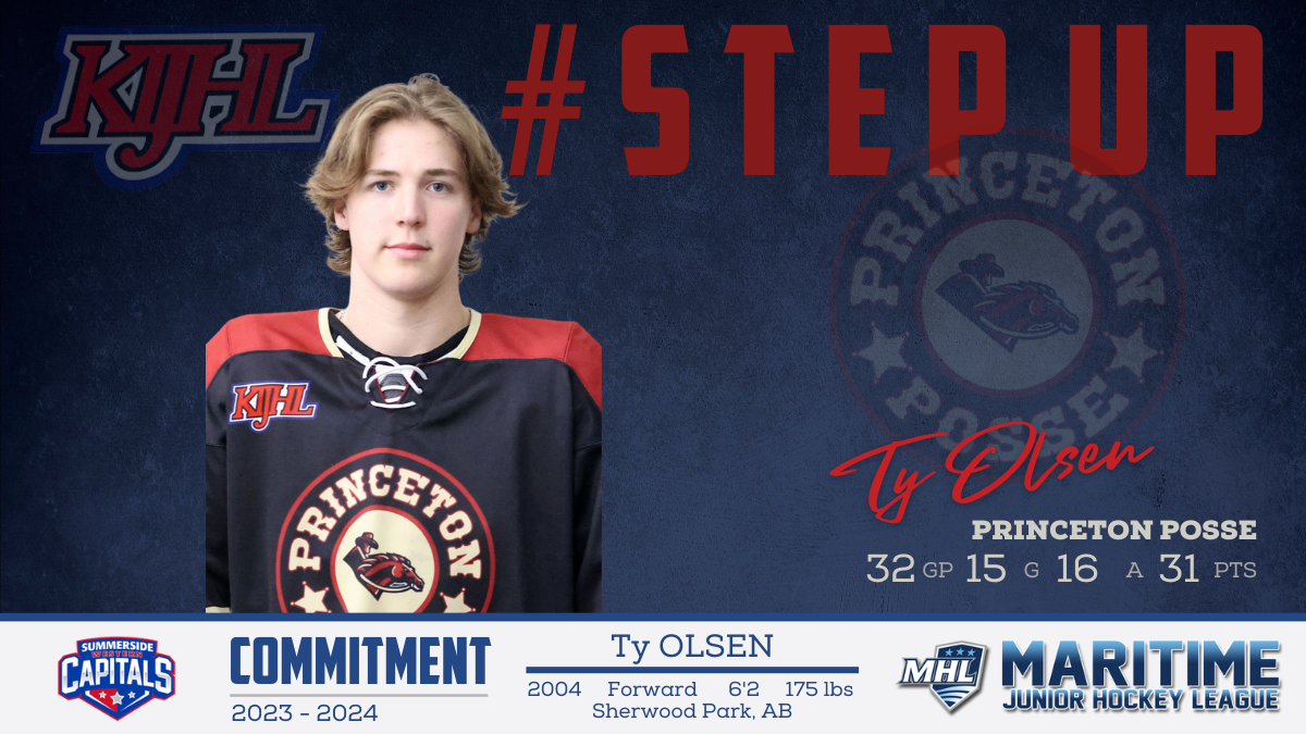Posse’s Olsen signs with MHL’s Western Capitals