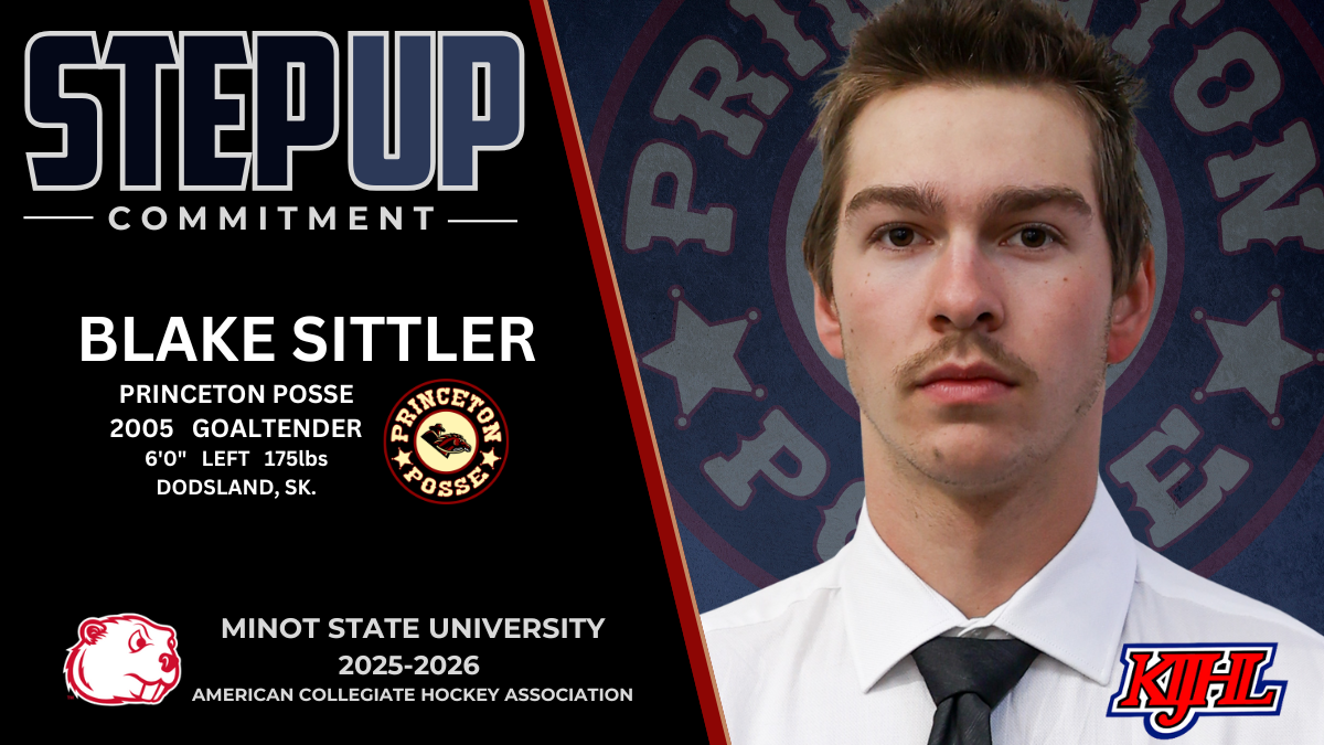 ACHA’s Minot State signs Posse’s top stopper Sittler
